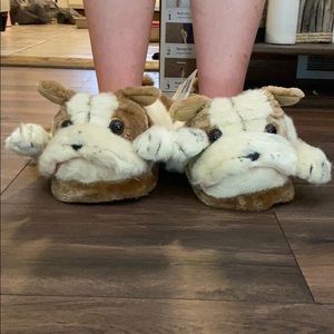 Comfy feet animal slippers (dog)